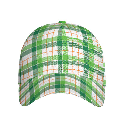 Irish St. Patrick's Day Tartan Print Baseball Cap