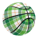 Irish St. Patrick's Day Tartan Print Basketball