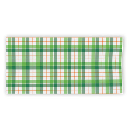 Irish St. Patrick's Day Tartan Print Beach Towel