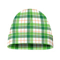 Irish St. Patrick's Day Tartan Print Beanie