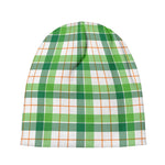 Irish St. Patrick's Day Tartan Print Beanie