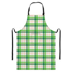 Irish St. Patrick's Day Tartan Print Bib Apron With Pocket
