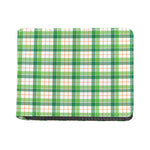 Irish St. Patrick's Day Tartan Print Bifold Wallet