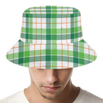 Irish St. Patrick's Day Tartan Print Bucket Hat