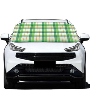 Irish St. Patrick's Day Tartan Print Car Windshield Snow Cover