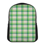 Irish St. Patrick's Day Tartan Print Casual Backpack
