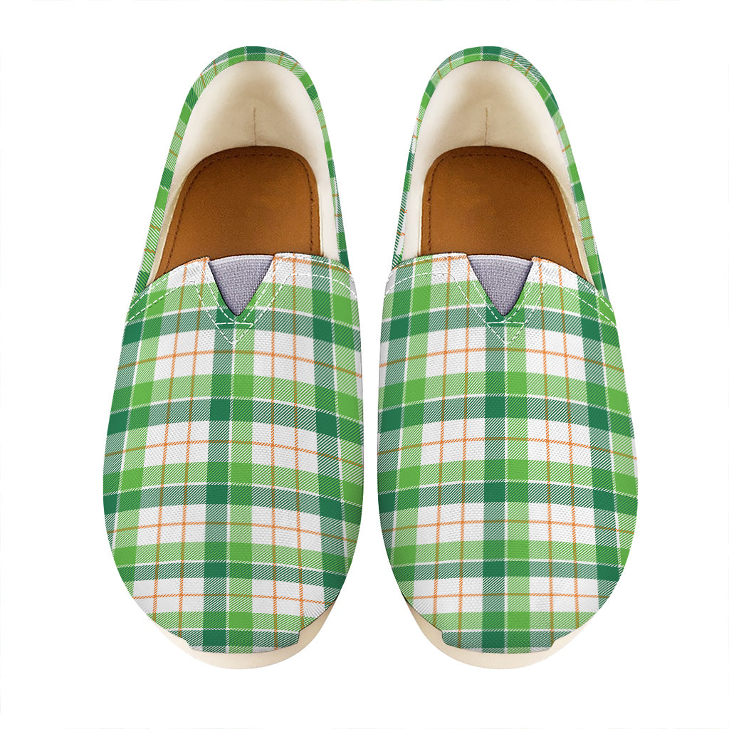 Irish St. Patrick's Day Tartan Print Casual Shoes