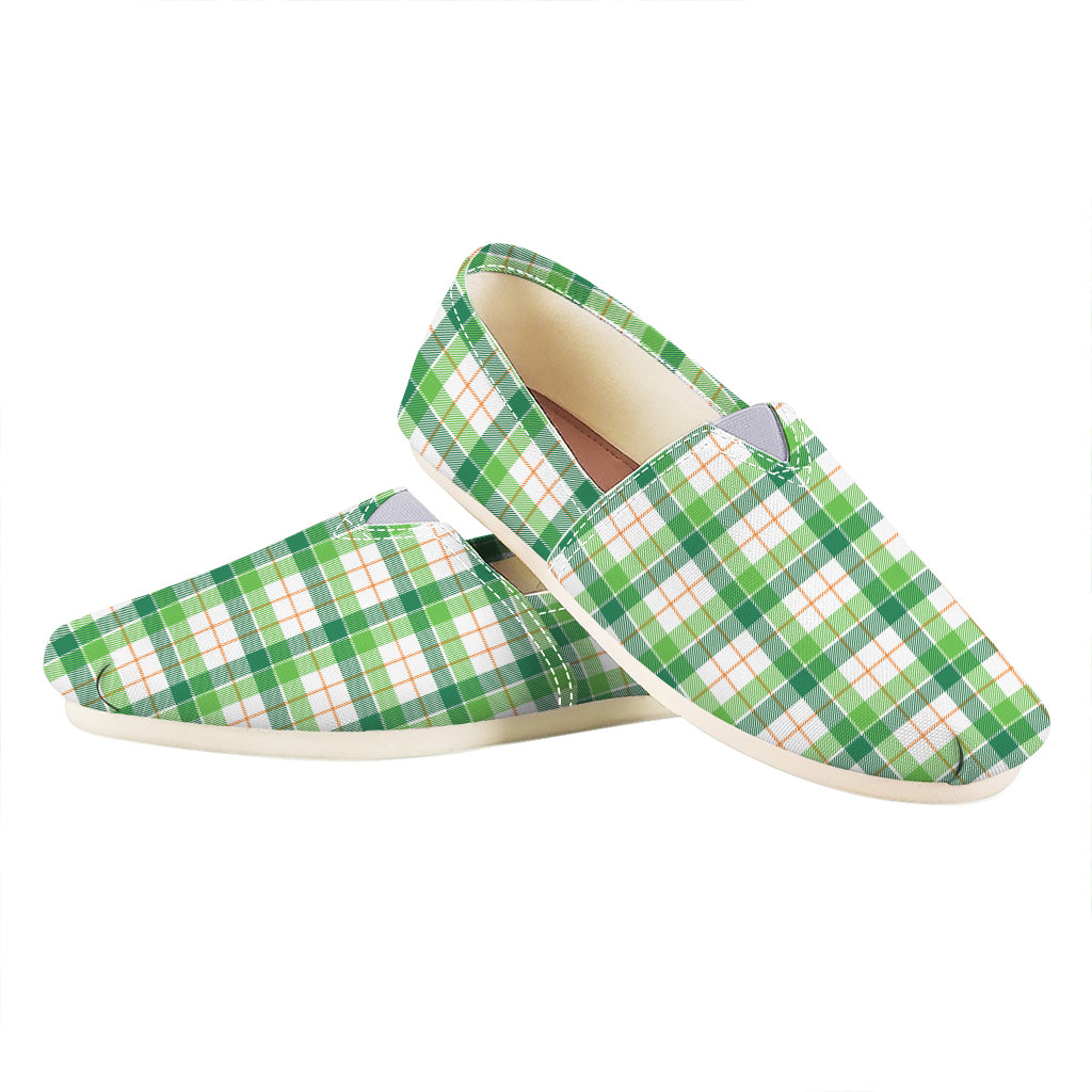 Irish St. Patrick's Day Tartan Print Casual Shoes