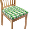 Irish St. Patrick's Day Tartan Print Chair Cushion Cover