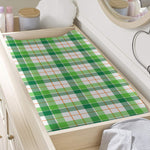 Irish St. Patrick's Day Tartan Print Changing Pad Cover