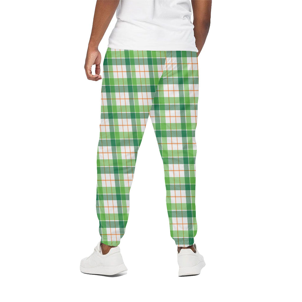 Irish St. Patrick's Day Tartan Print Cotton Pants