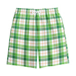 Irish St. Patrick's Day Tartan Print Cotton Shorts