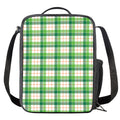 Irish St. Patrick's Day Tartan Print Crossbody Lunch Bag