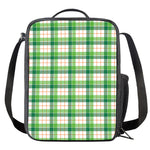 Irish St. Patrick's Day Tartan Print Crossbody Lunch Bag
