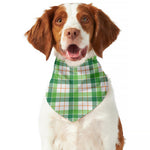 Irish St. Patrick's Day Tartan Print Dog Bandana