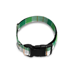 Irish St. Patrick's Day Tartan Print Dog Collar