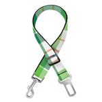 Irish St. Patrick's Day Tartan Print Dog Seat Belt