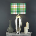 Irish St. Patrick's Day Tartan Print Drum Lamp Shade