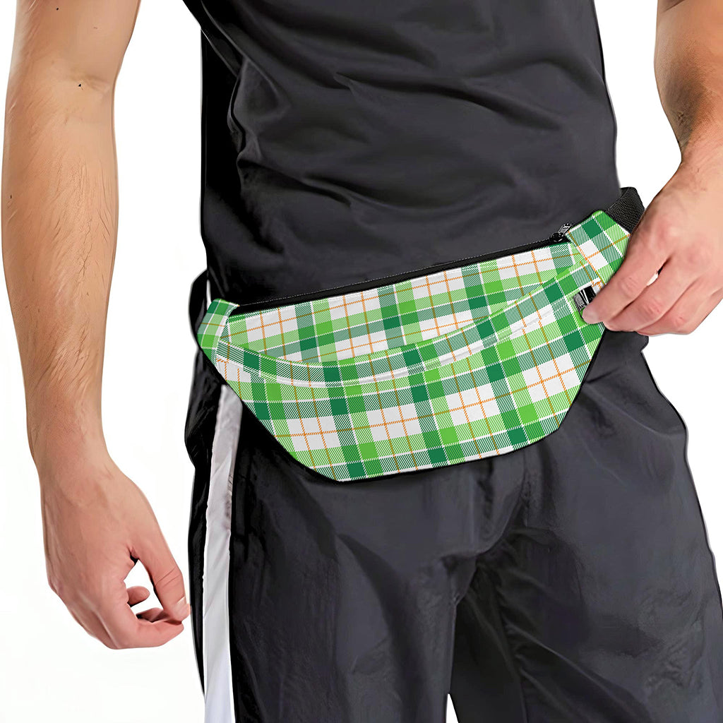 Irish St. Patrick's Day Tartan Print Fanny Pack