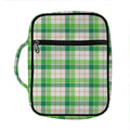 Irish St. Patrick's Day Tartan Print Front Pocket Bible Bag