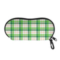 Irish St. Patrick's Day Tartan Print Glasses Case