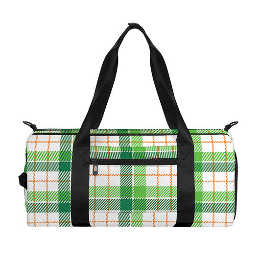 Irish St. Patrick's Day Tartan Print Gym Bag