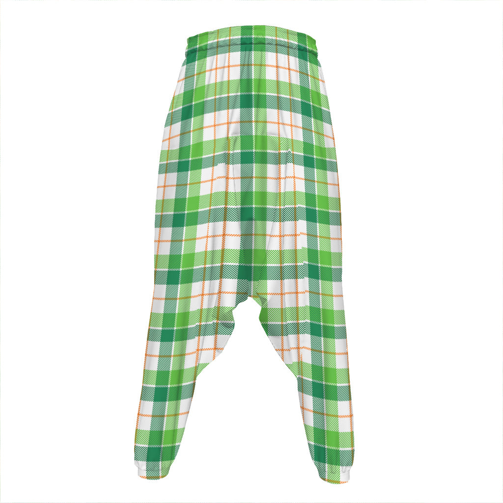 Irish St. Patrick's Day Tartan Print Hammer Pants