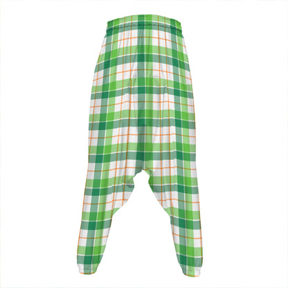 Irish St. Patrick's Day Tartan Print Hammer Pants