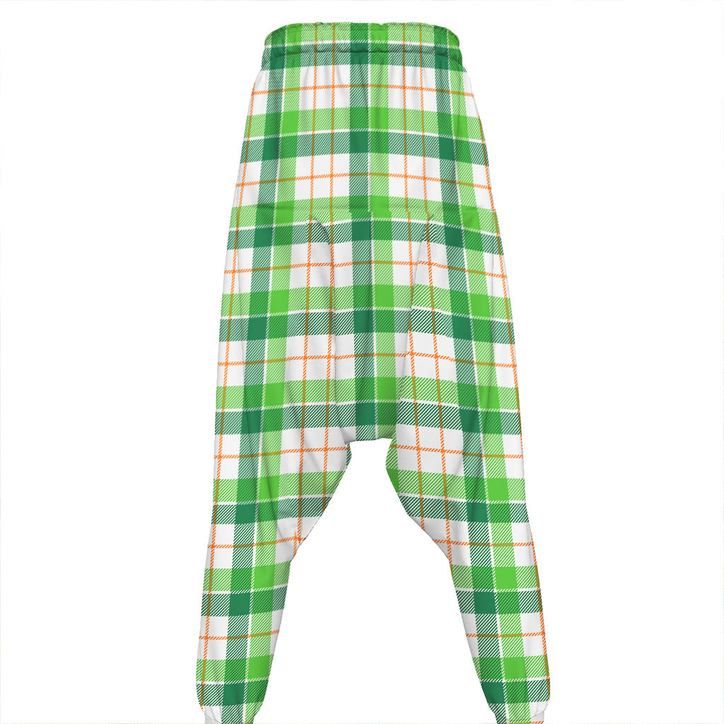 Irish St. Patrick's Day Tartan Print Hammer Pants
