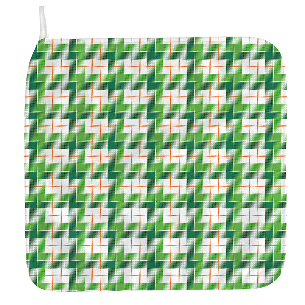 Irish St. Patrick's Day Tartan Print Hand Towel