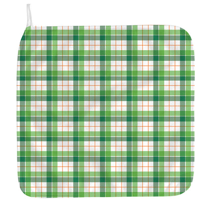 Irish St. Patrick's Day Tartan Print Hand Towel