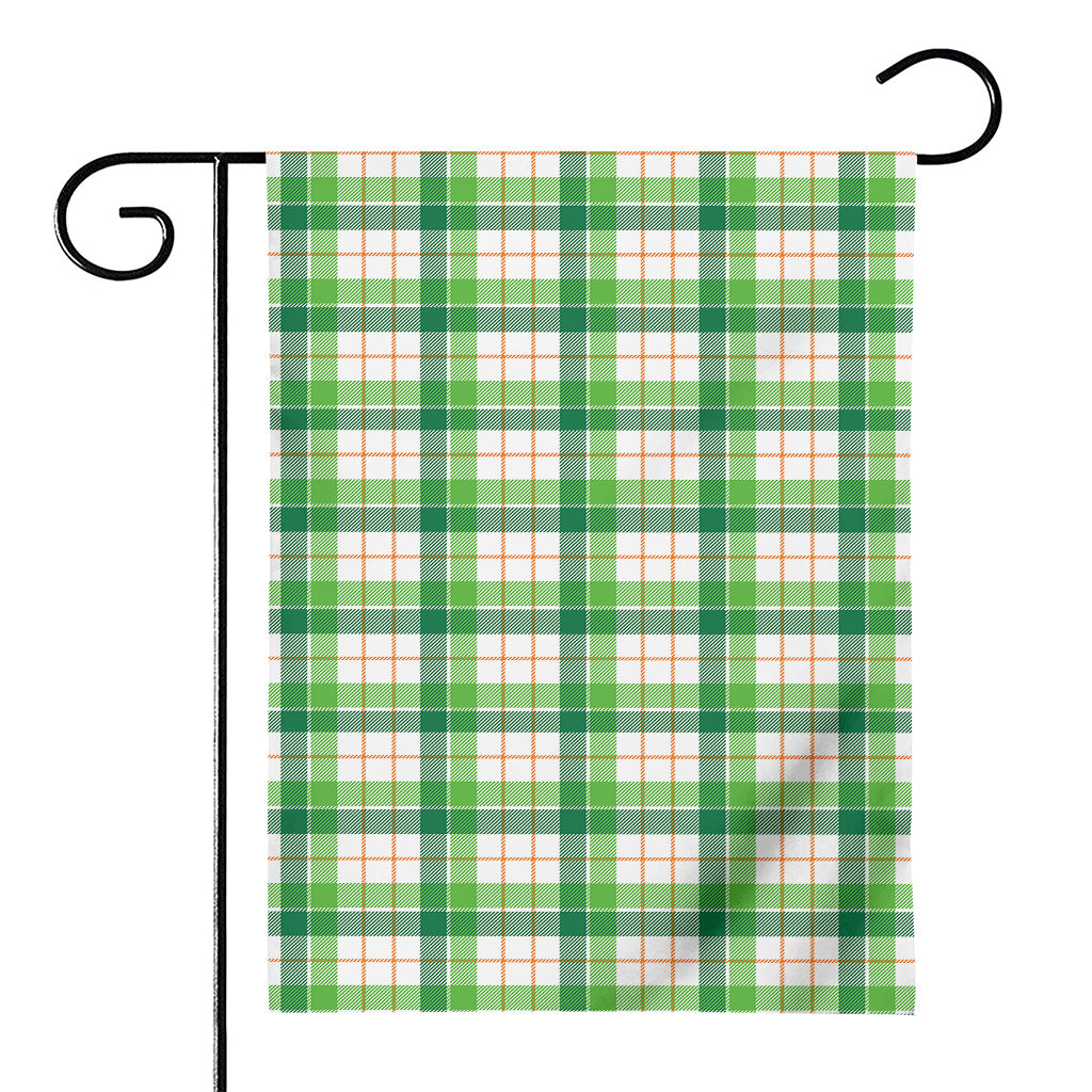 Irish St. Patrick's Day Tartan Print House Flag