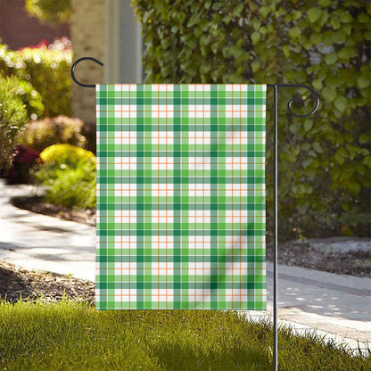 Irish St. Patrick's Day Tartan Print House Flag