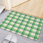 Irish St. Patrick's Day Tartan Print Indoor Door Mat
