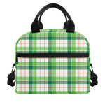 Irish St. Patrick's Day Tartan Print Insulated Lunch Bag