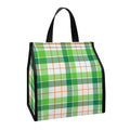 Irish St. Patrick's Day Tartan Print Insulated Lunch Tote