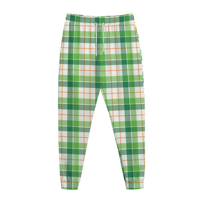 Irish St. Patrick's Day Tartan Print Jogger Pants