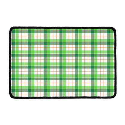 Irish St. Patrick's Day Tartan Print Kitchen Mat