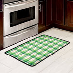 Irish St. Patrick's Day Tartan Print Kitchen Mat