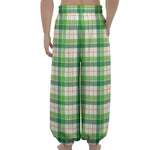 Irish St. Patrick's Day Tartan Print Lantern Pants