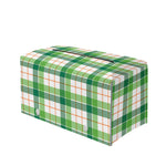 Irish St. Patrick's Day Tartan Print Leather Tissue Box Cover