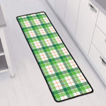 Irish St. Patrick's Day Tartan Print Long Kitchen Mat