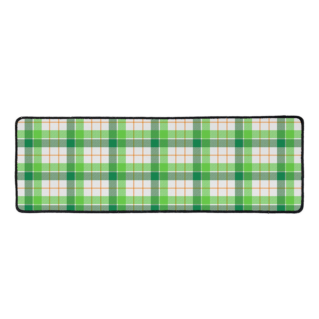 Irish St. Patrick's Day Tartan Print Long Kitchen Mat