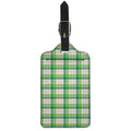 Irish St. Patrick's Day Tartan Print Luggage Tag