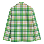 Irish St. Patrick's Day Tartan Print Men's Blazer