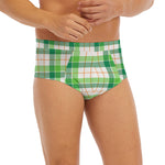 Irish St. Patrick's Day Tartan Print Men's Briefs
