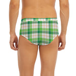 Irish St. Patrick's Day Tartan Print Men's Briefs