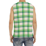 Irish St. Patrick's Day Tartan Print Men's Fitness Tank Top