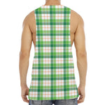 Irish St. Patrick's Day Tartan Print Men's Muscle Tank Top