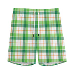 Irish St. Patrick's Day Tartan Print Men's Sports Shorts